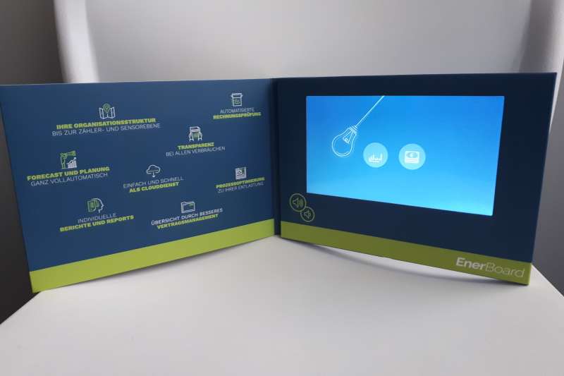 Video Booklet 7 Zoll IPS Bildschirm für Tengelmann Energie