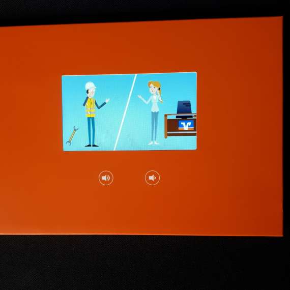 Video Booklet 4.3 Zoll HD Bildschirm Volksbank