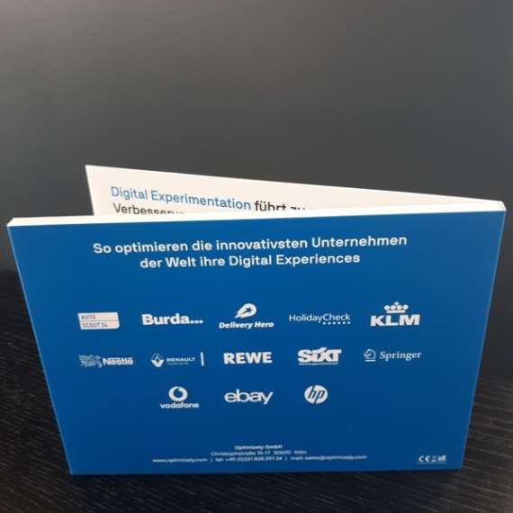 Video Booklet 5 Zoll IPS Bildschirm für Optimizely
